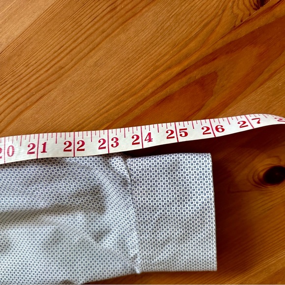 Men's Techni-Cole Slim-Fit Three-Way Stretch Performance Geometric Dress Shirt - Picture 7 of 16